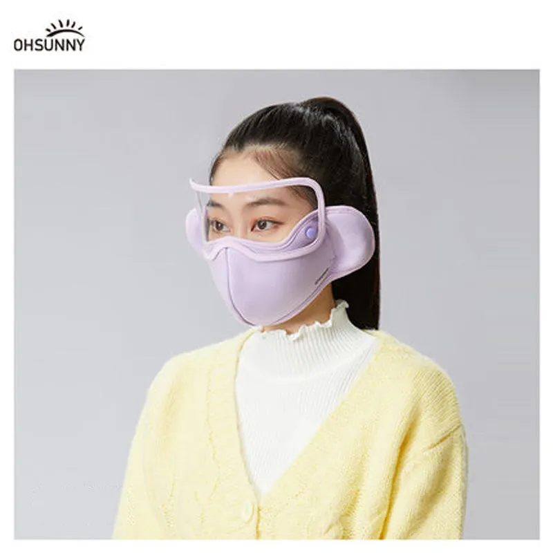 Winter Warm Face Cover with Removable Goggle Windproof Facemask