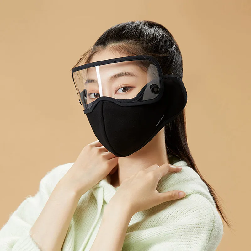 Winter Warm Face Cover with Removable Goggle Windproof Facemask