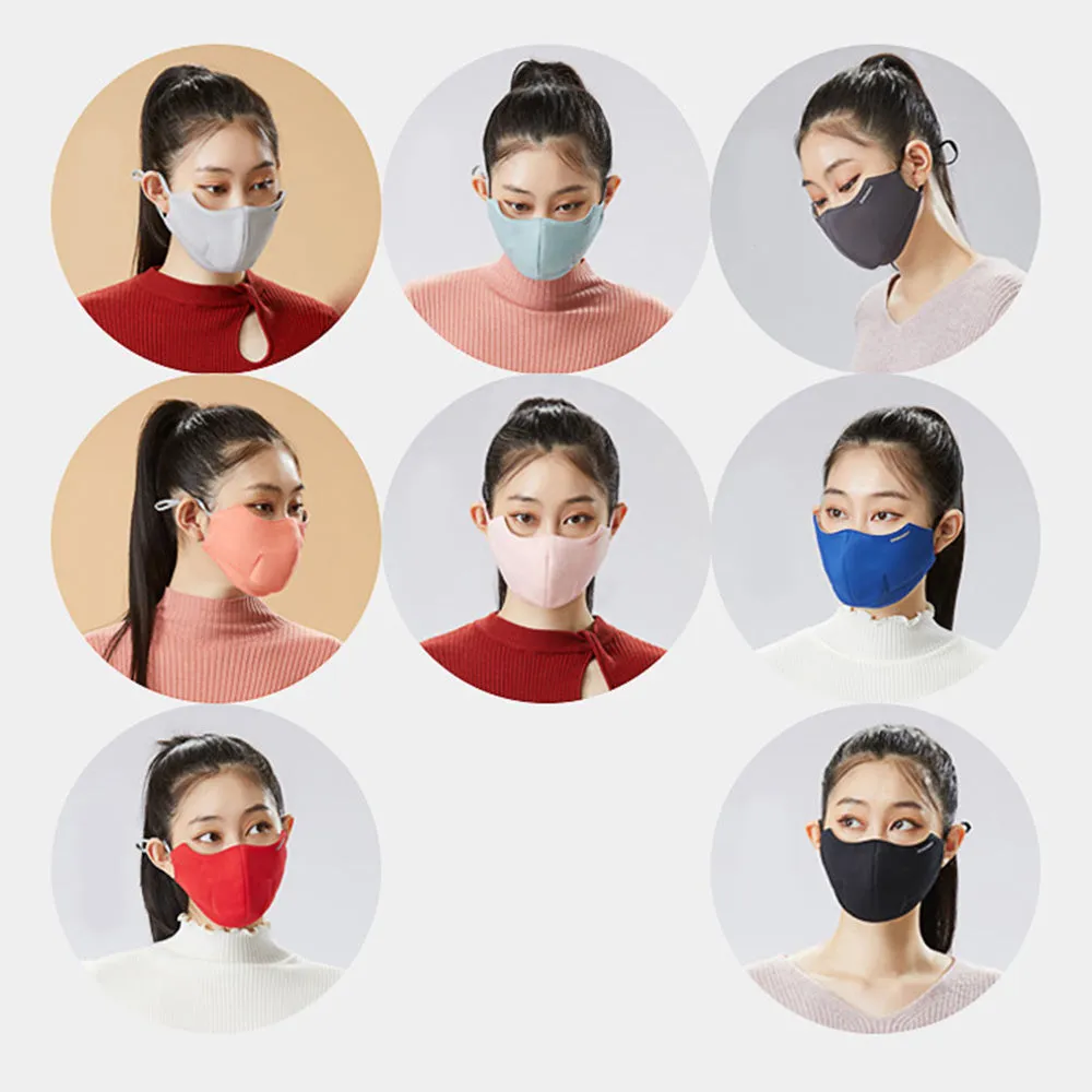 Winter Warm Mask Mouth-Opened Face Cover for Women