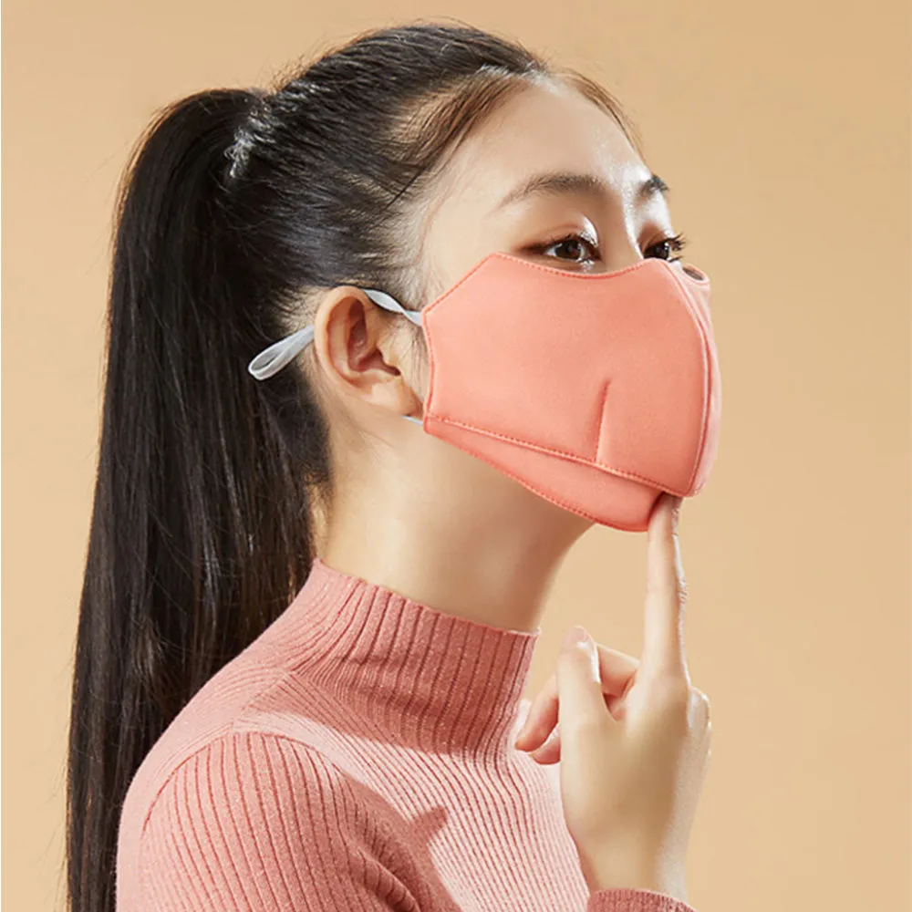 Winter Warm Mask Mouth-Opened Face Cover for Women