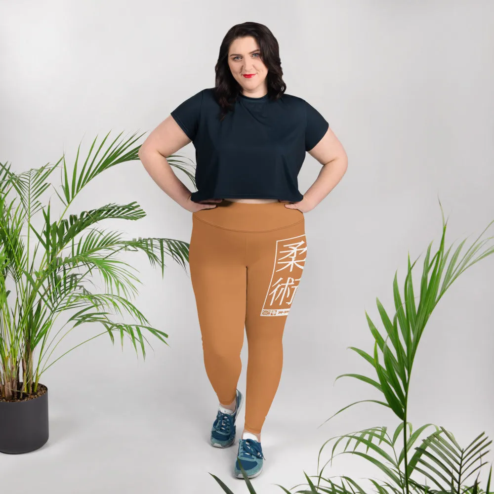 Women's Plus Size Yoga Pants Workout Leggings For Jiu Jitsu 007 - Raw Sienna