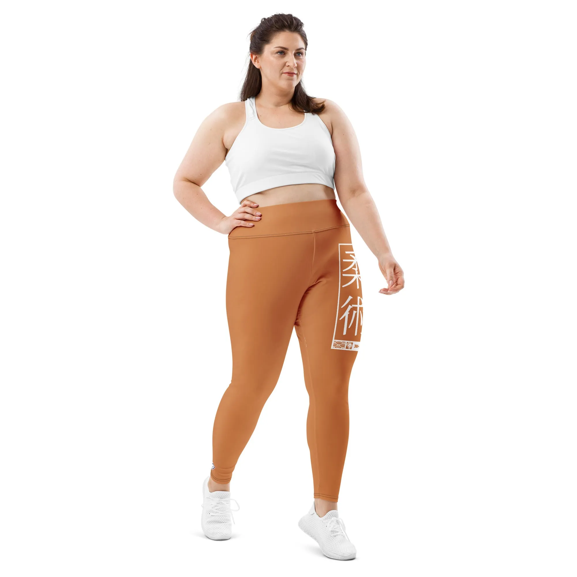 Women's Plus Size Yoga Pants Workout Leggings For Jiu Jitsu 007 - Raw Sienna