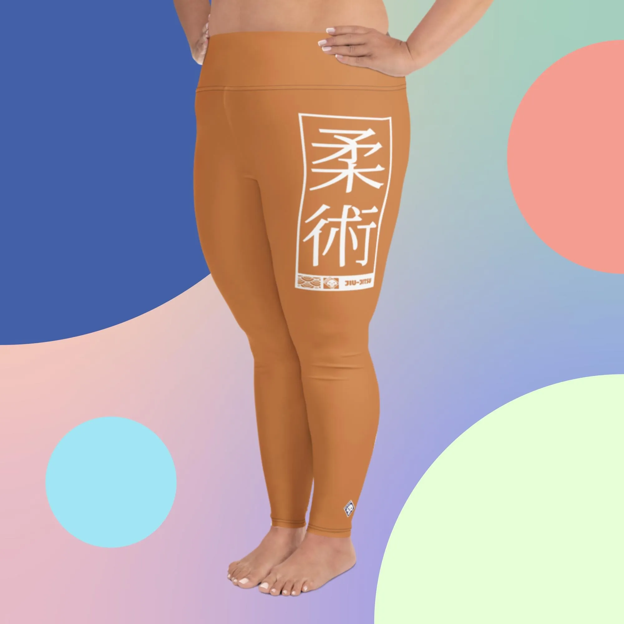 Women's Plus Size Yoga Pants Workout Leggings For Jiu Jitsu 007 - Raw Sienna