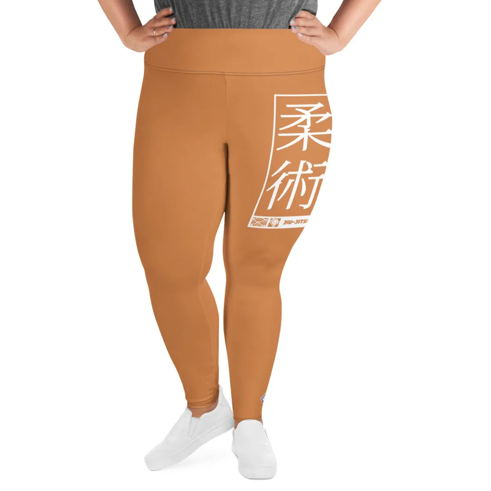 Women's Plus Size Yoga Pants Workout Leggings For Jiu Jitsu 007 - Raw Sienna