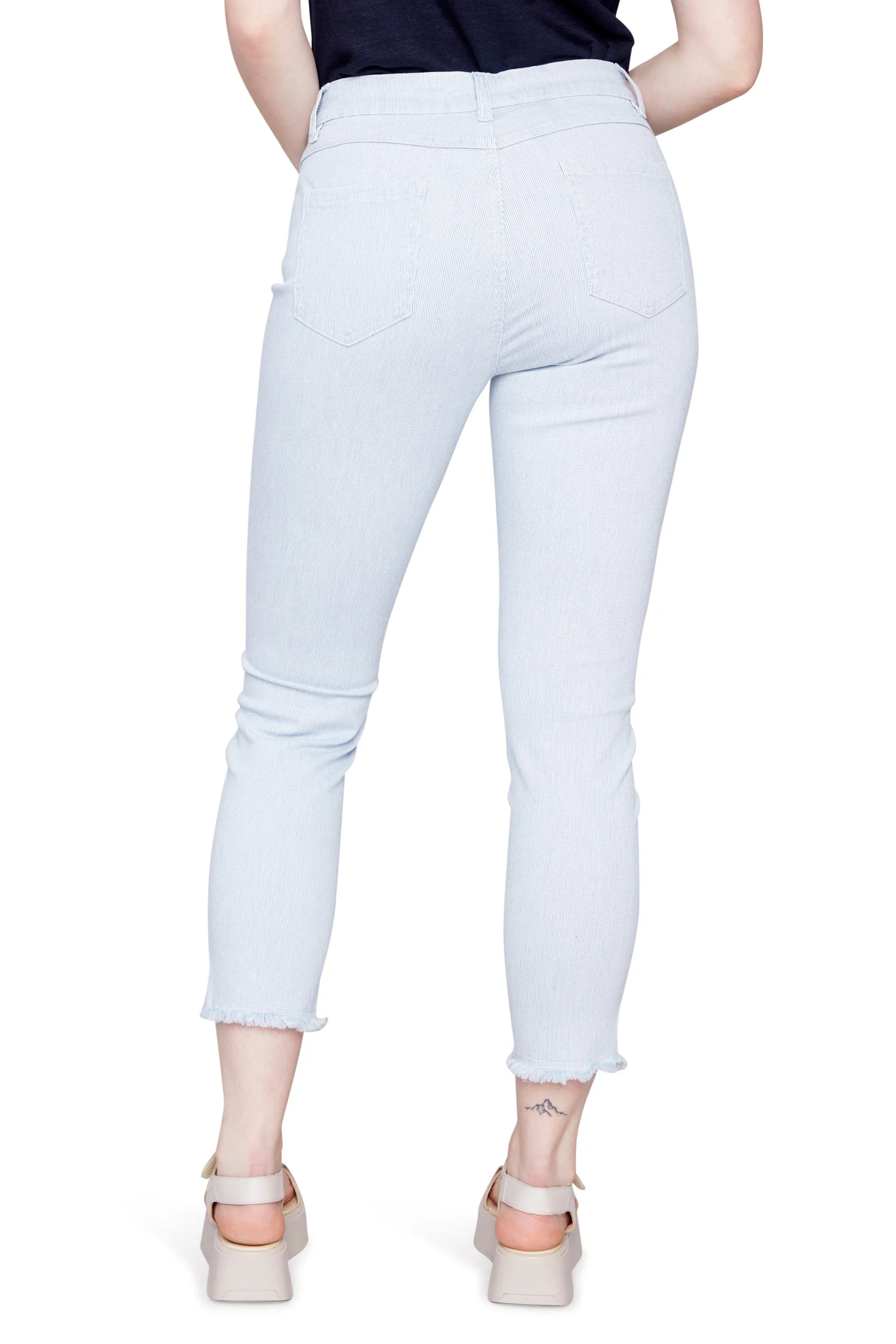 Yarn Dyed Stripe Stretch Jean