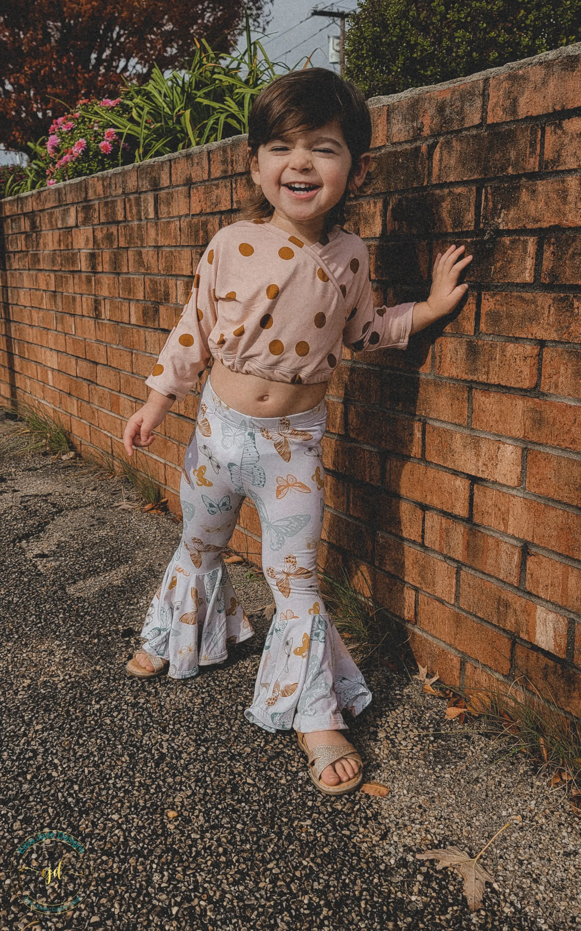 Youth Daphne Bells, Wide Leg and Flare Pants Digital Sewing Pattern Sizes NB-16Y